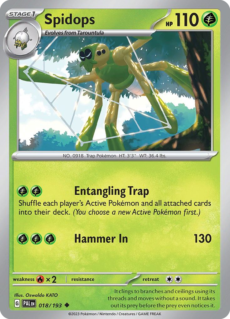 Paldea Evolved Spidops #18/193